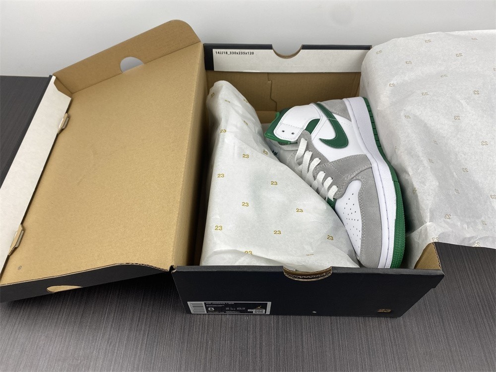 Air Jordan 1 Mid Grey Green - DC7294-103