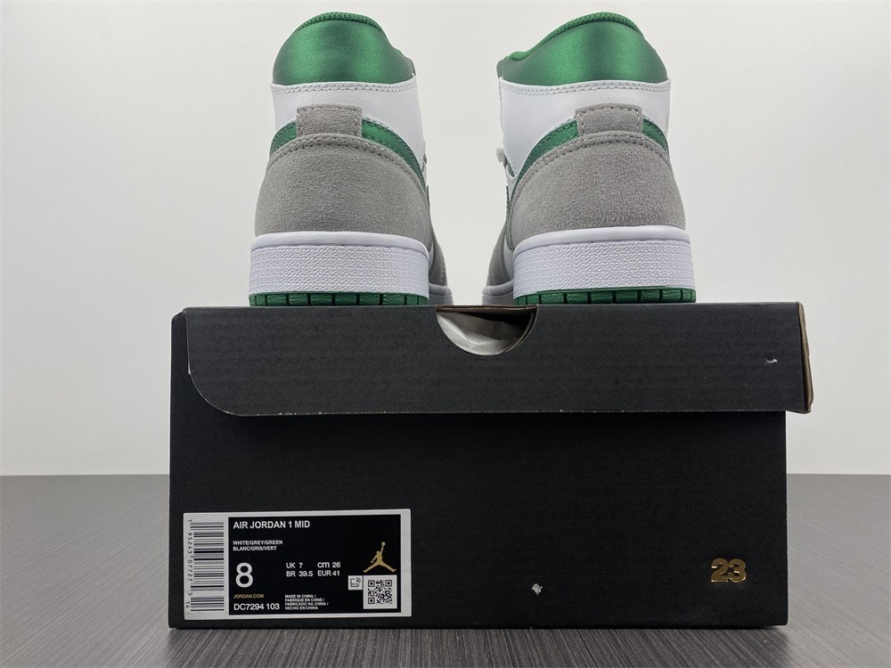 Air Jordan 1 Mid Grey Green - DC7294-103