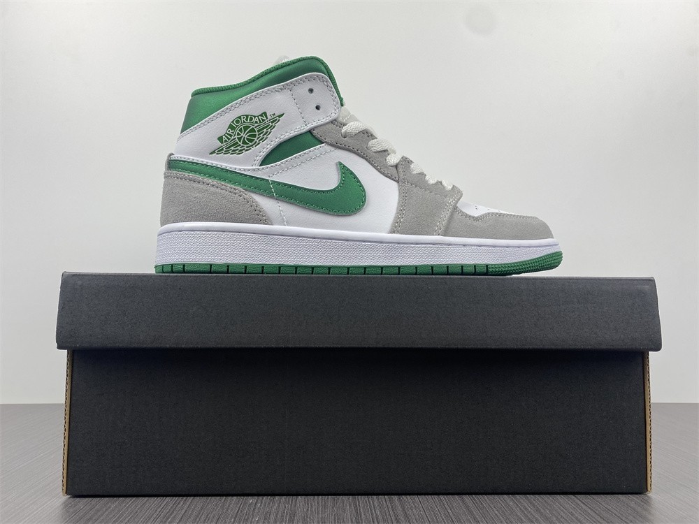 Air Jordan 1 Mid Grey Green - DC7294-103