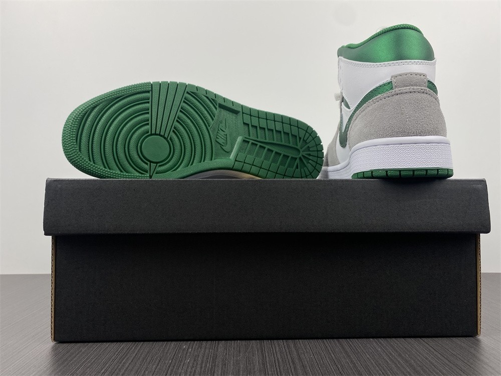 Air Jordan 1 Mid Grey Green - DC7294-103