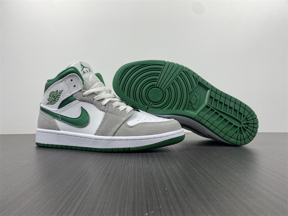 Air Jordan 1 Mid Grey Green - DC7294-103