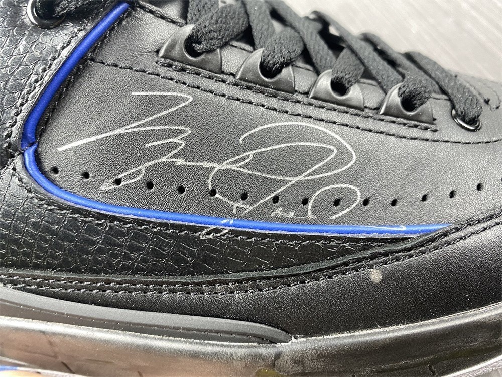Off-White Air Jordan 2 Black Blue DJ4375-004