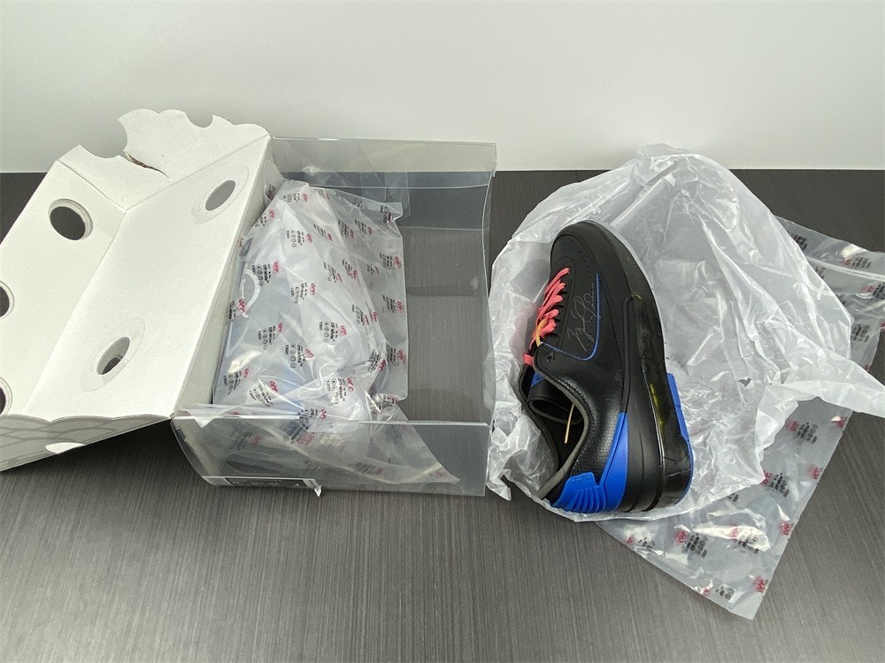 Off-White Air Jordan 2 Black Blue DJ4375-004