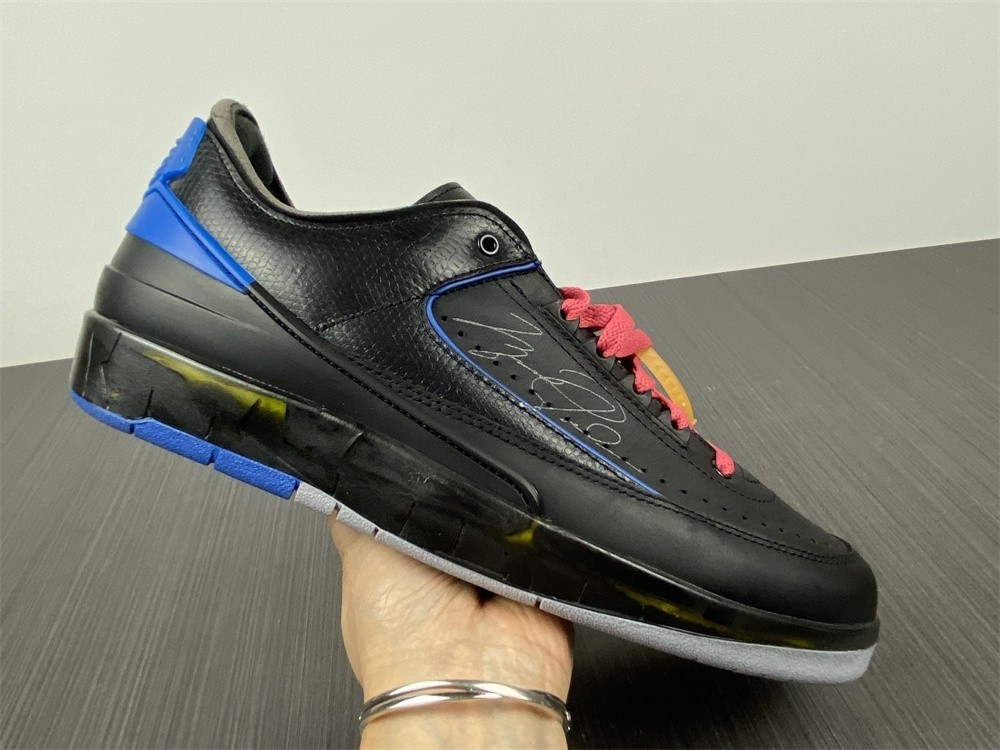 Off-White Air Jordan 2 Black Blue DJ4375-004