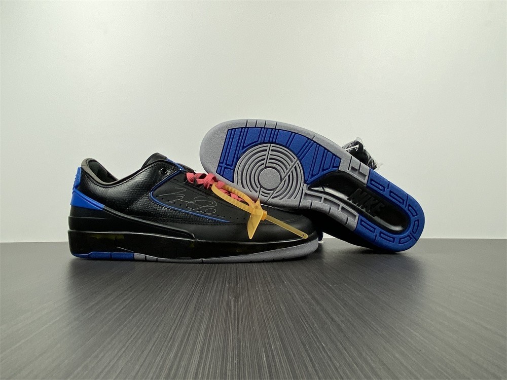 Off-White Air Jordan 2 Black Blue DJ4375-004