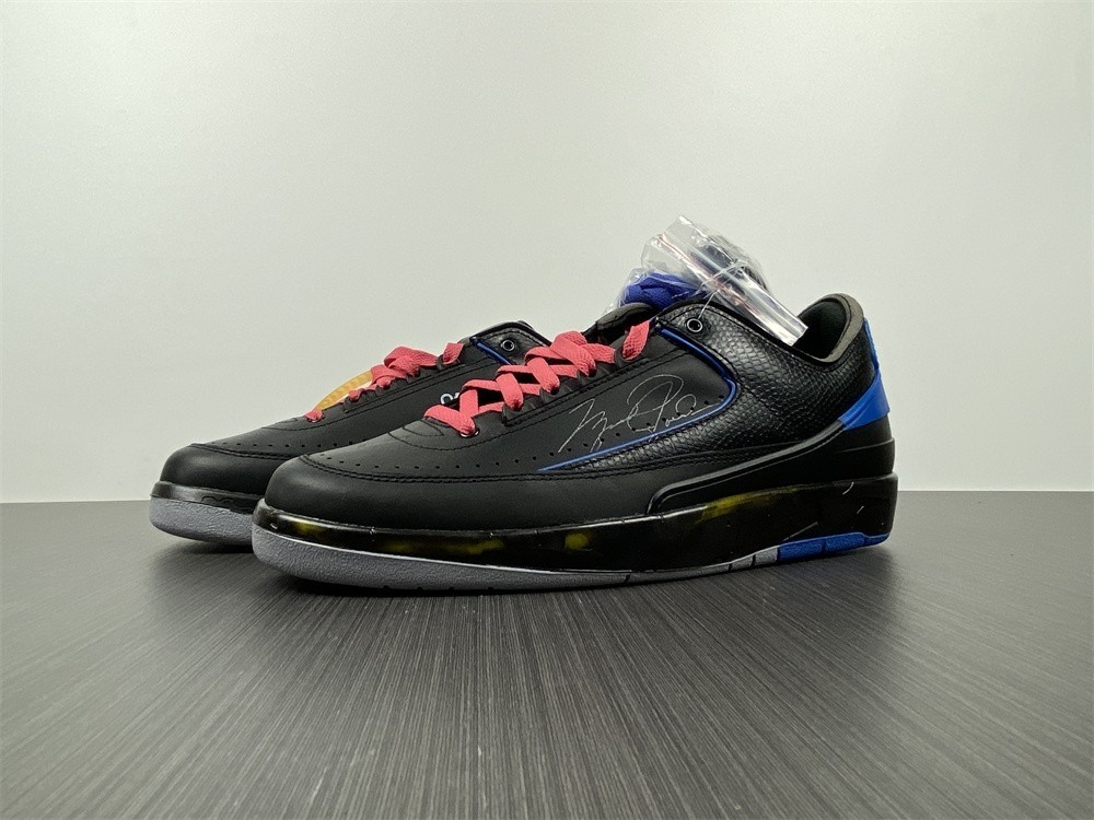 Off-White Air Jordan 2 Black Blue DJ4375-004