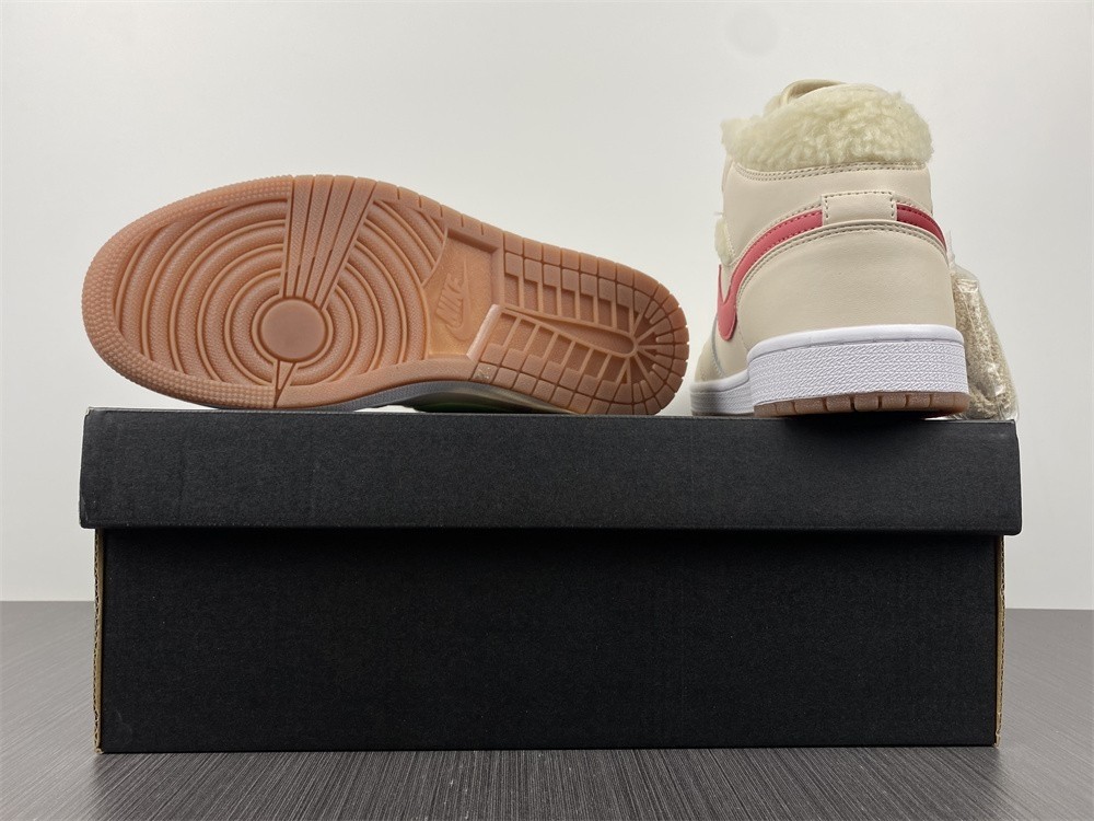 Air Jordan 1 Mid Fleece Pearl White (GS) - DO2207-264