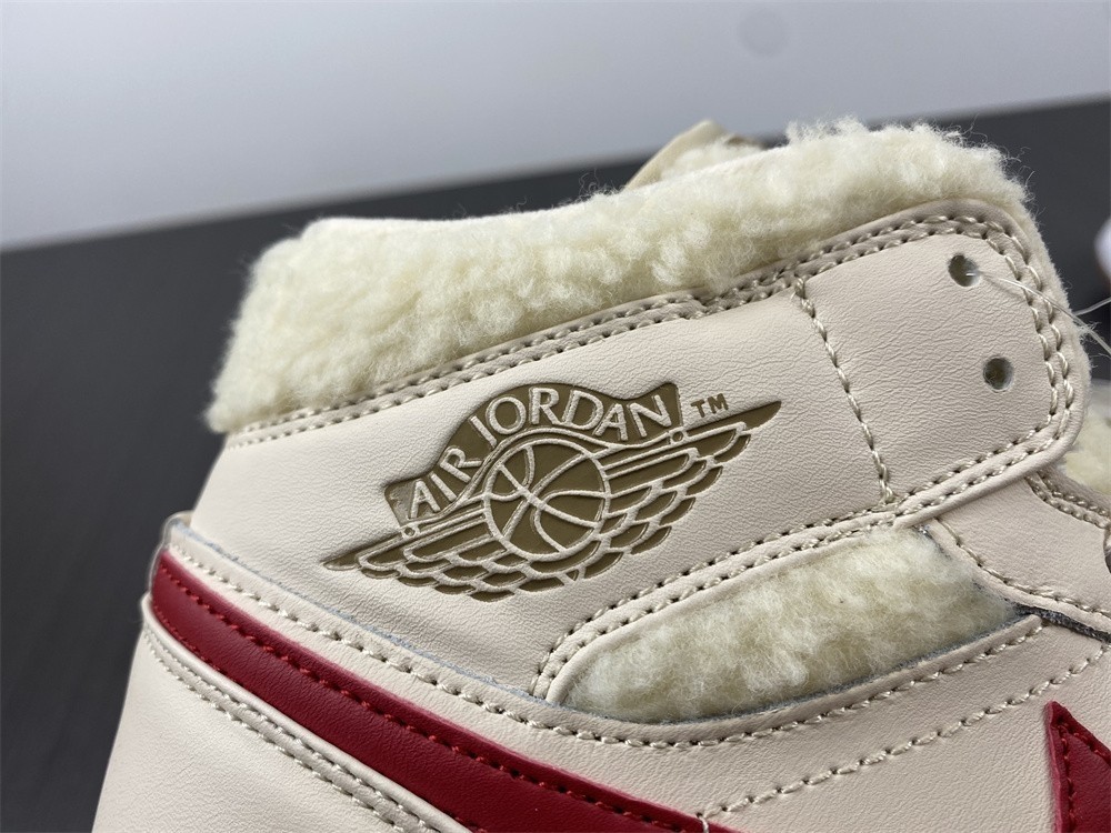 Air Jordan 1 Mid Fleece Pearl White (GS) - DO2207-264