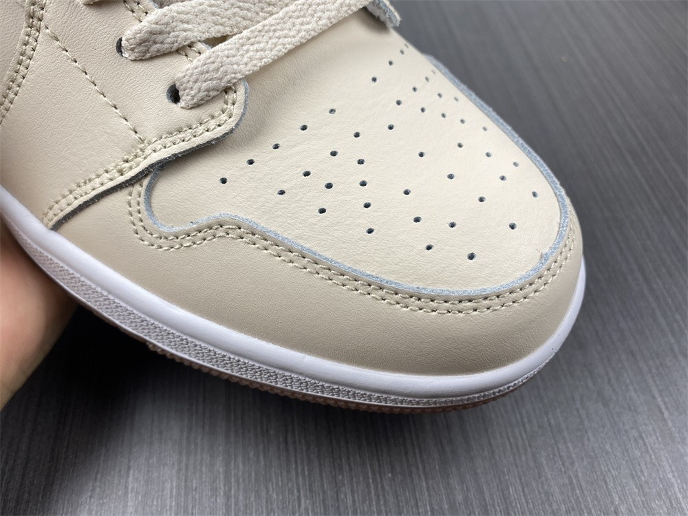 Air Jordan 1 Mid Fleece Pearl White (GS) - DO2207-264