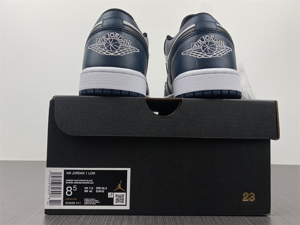 Air Jordan 1 Low Dark Teal - 553558-411