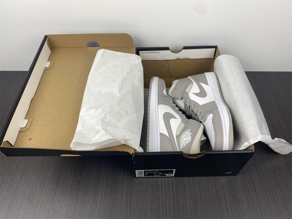 Air Jordan 1 Mid Linen - 554724-082