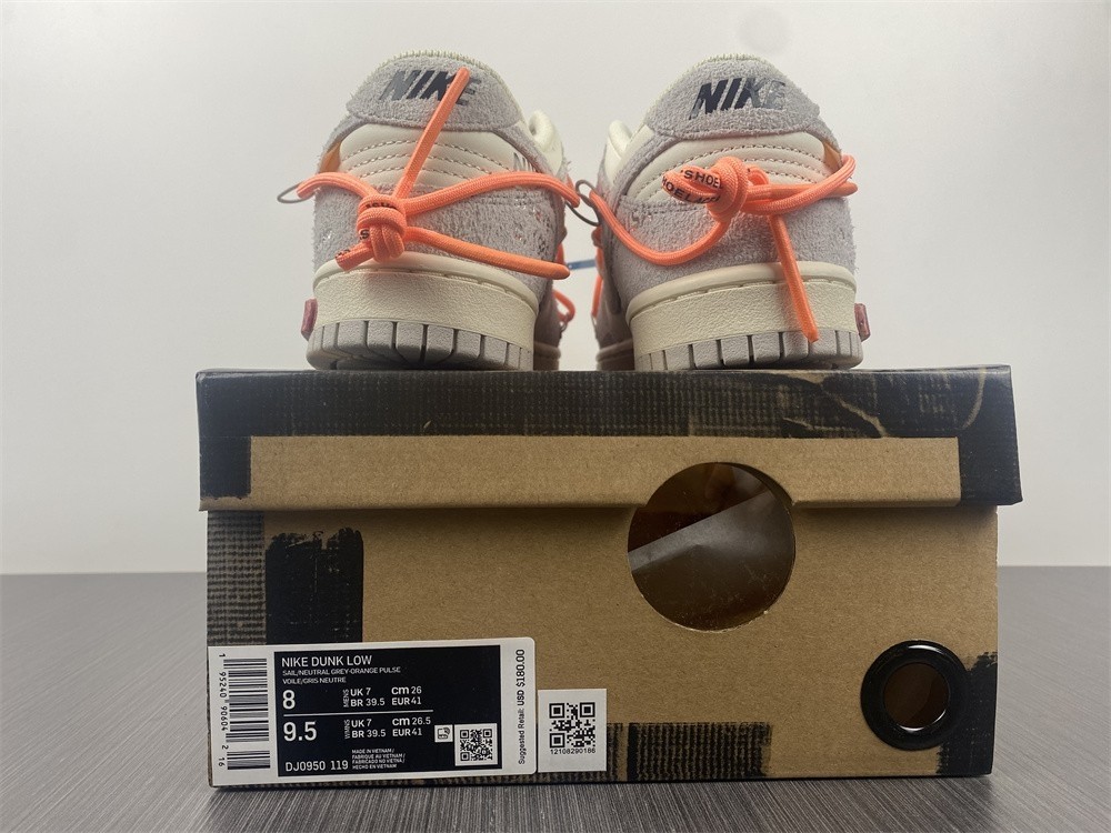 Off-White x Nike Dunk Low "The 50" No.19 DJ0950-119