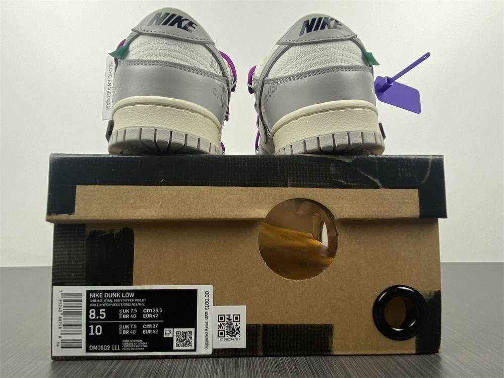 Off-White x Nike Dunk Low "The 50" No.28 ( H ) DM1602-111