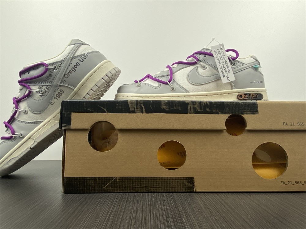 Off-White x Nike Dunk Low "The 50" No.28 ( H ) DM1602-111