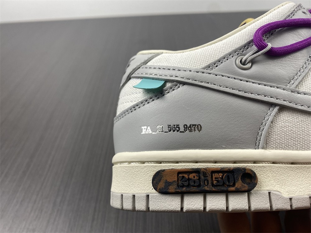 Off-White x Nike Dunk Low "The 50" No.28 ( H ) DM1602-111