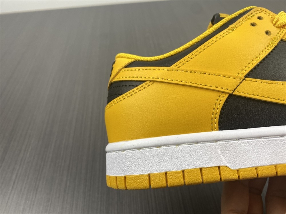 Nike Dunk Low Iowa Black Goldenrod White DD1391-004