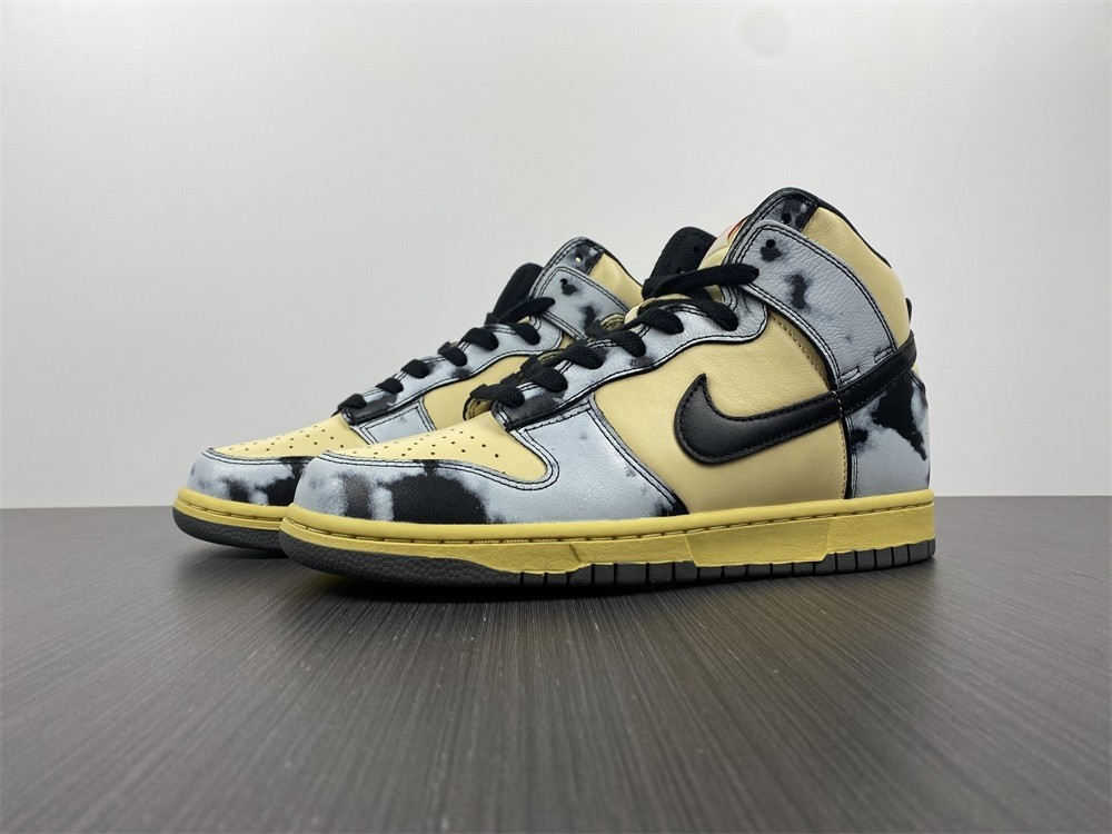 Nike Dunk High "Black Acid Wash" DD9404-700