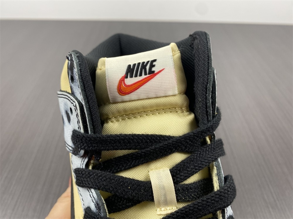 Nike Dunk High "Black Acid Wash" DD9404-700