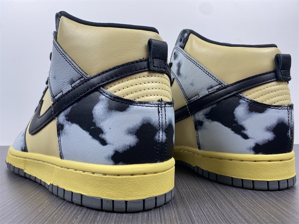 Nike Dunk High "Black Acid Wash" DD9404-700