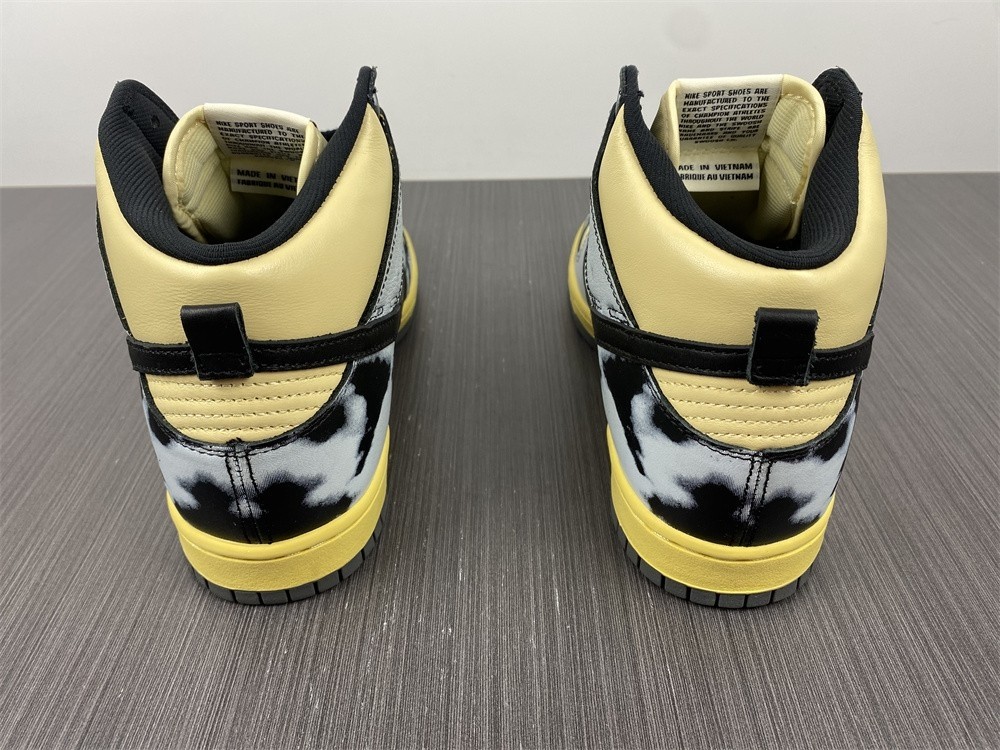 Nike Dunk High "Black Acid Wash" DD9404-700