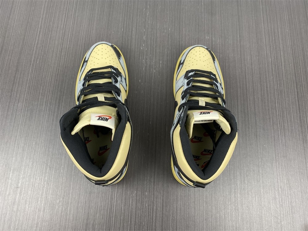 Nike Dunk High "Black Acid Wash" DD9404-700