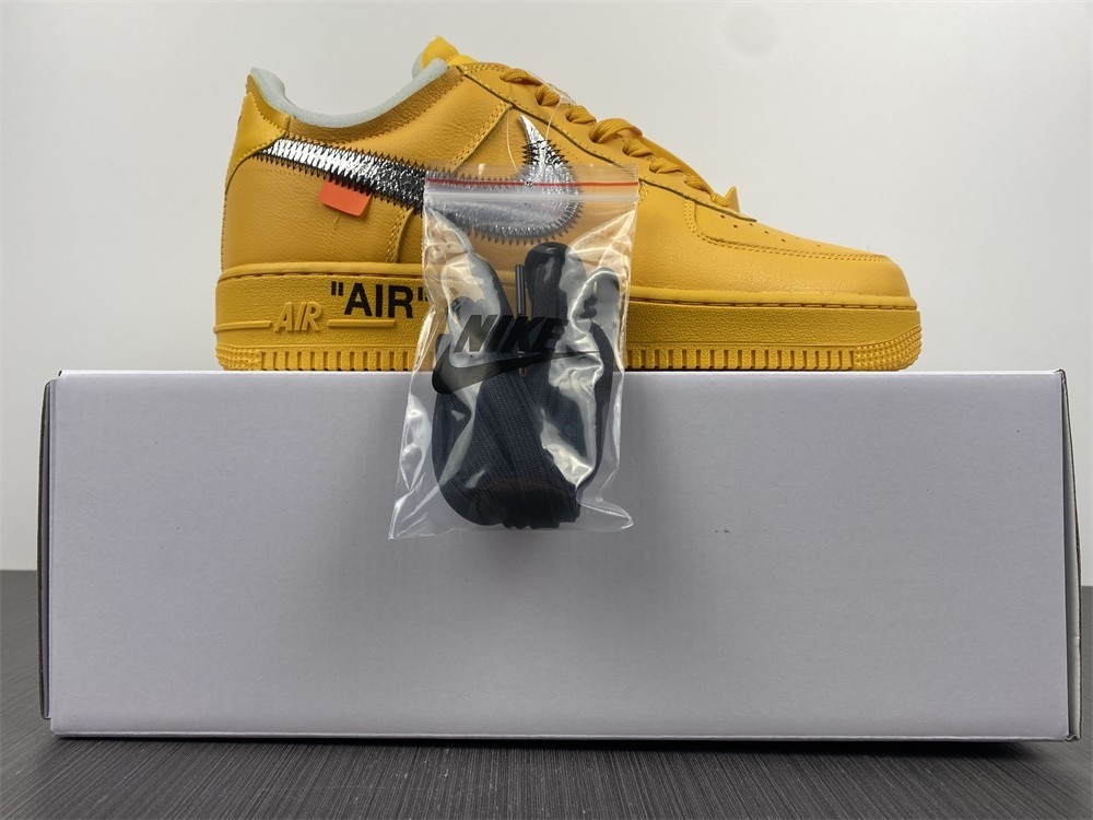 Off-White x Nike Air Force 1 Low “University Gold” DD1876-700