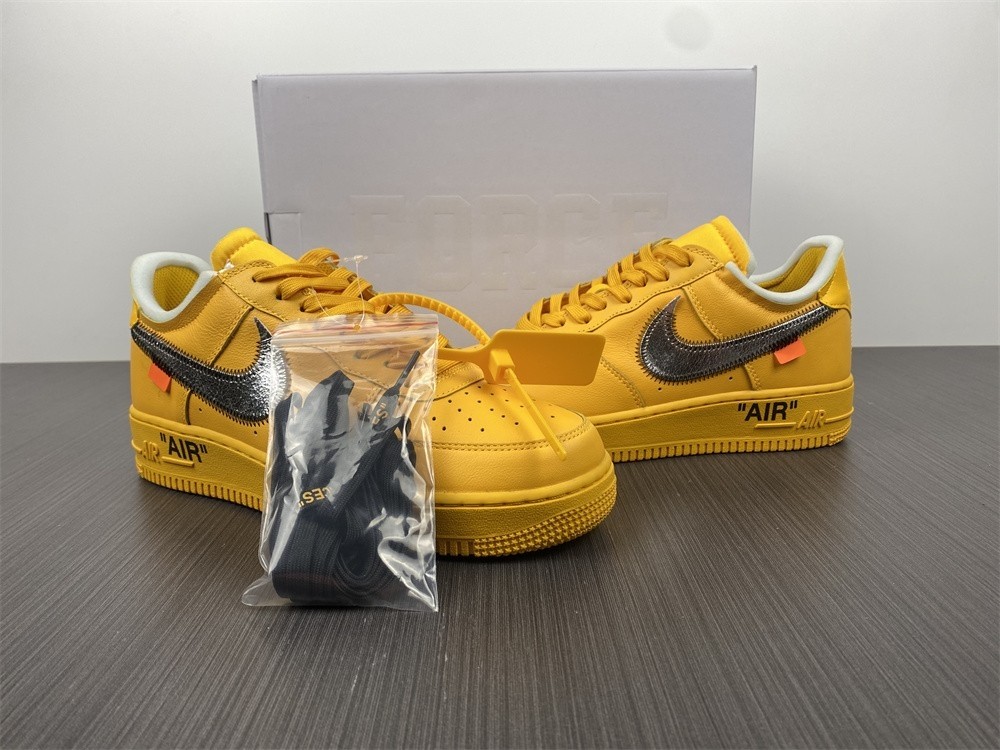 Off-White x Nike Air Force 1 Low “University Gold” DD1876-700