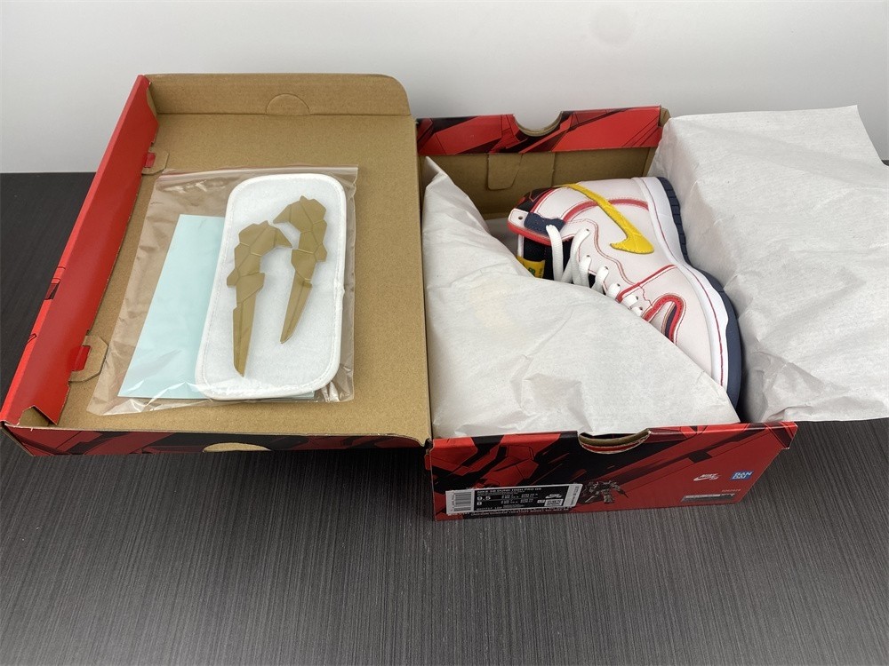 Gundam Nike SB Dunk High White DH7717-100