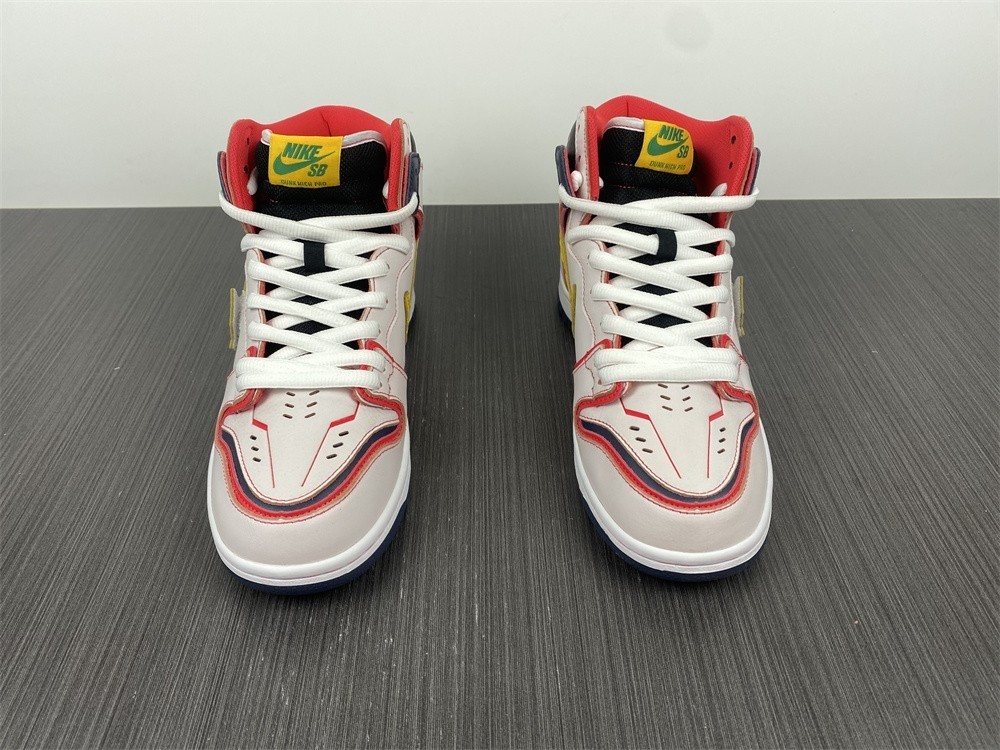 Gundam Nike SB Dunk High White DH7717-100