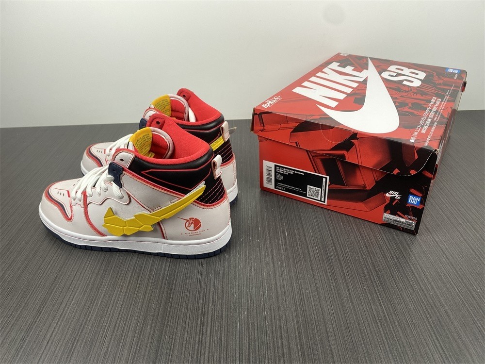 Gundam Nike SB Dunk High White DH7717-100