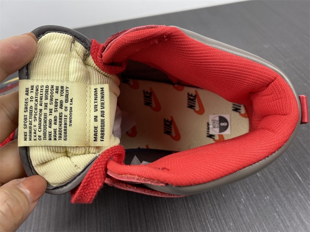 Nike Dunk High 1985 Red Acid Wash - DD9404-600