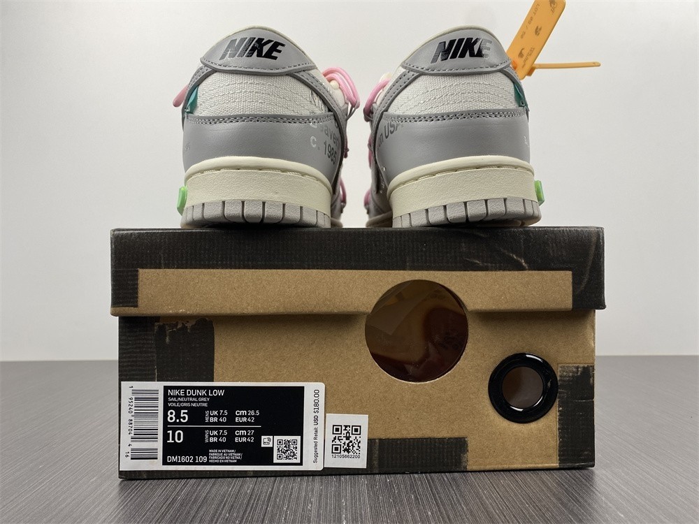 Nike Dunk Low Off-White Lot 9 - DM1602-109