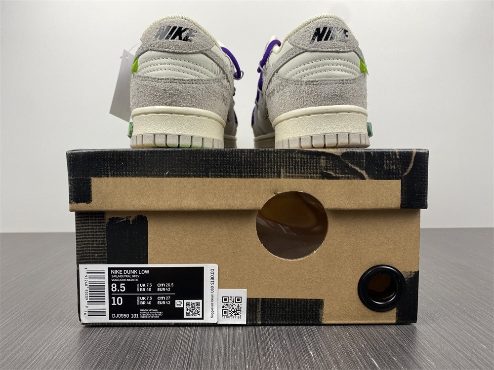 Off-White x Nike Dunk Low "The 50" No.15 DJ0950-101
