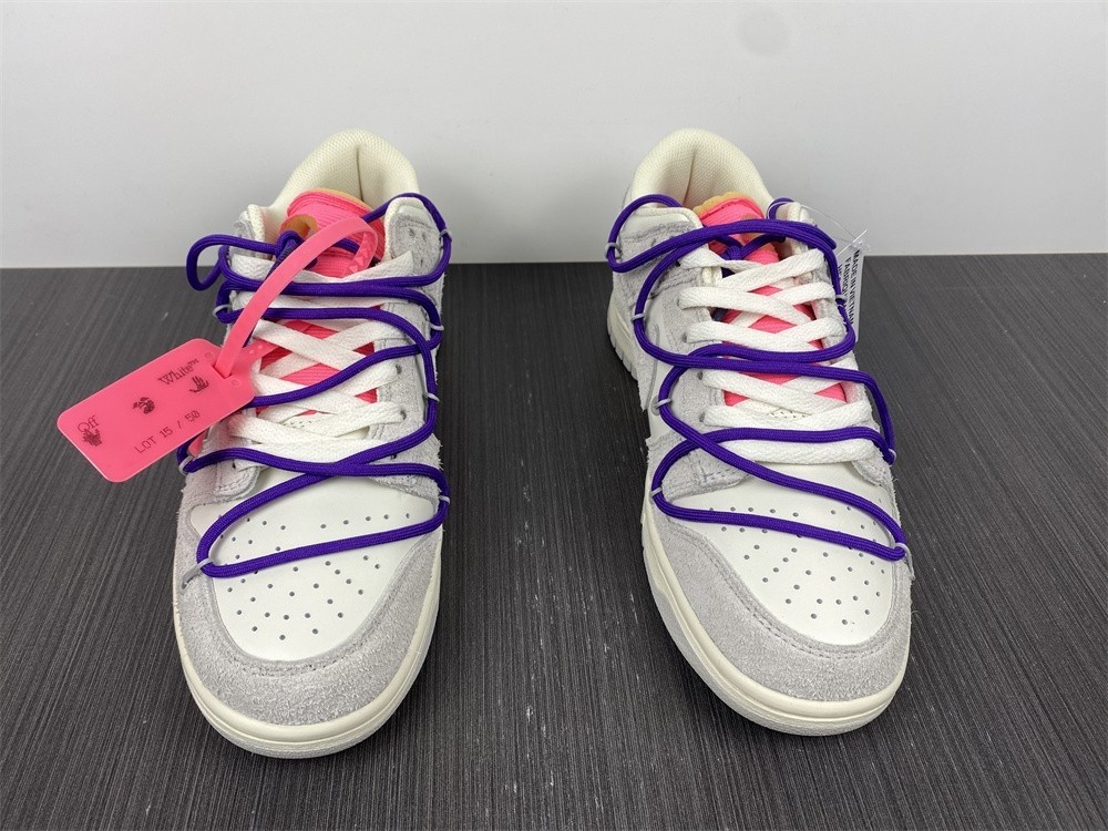 Off-White x Nike Dunk Low "The 50" No.15 DJ0950-101