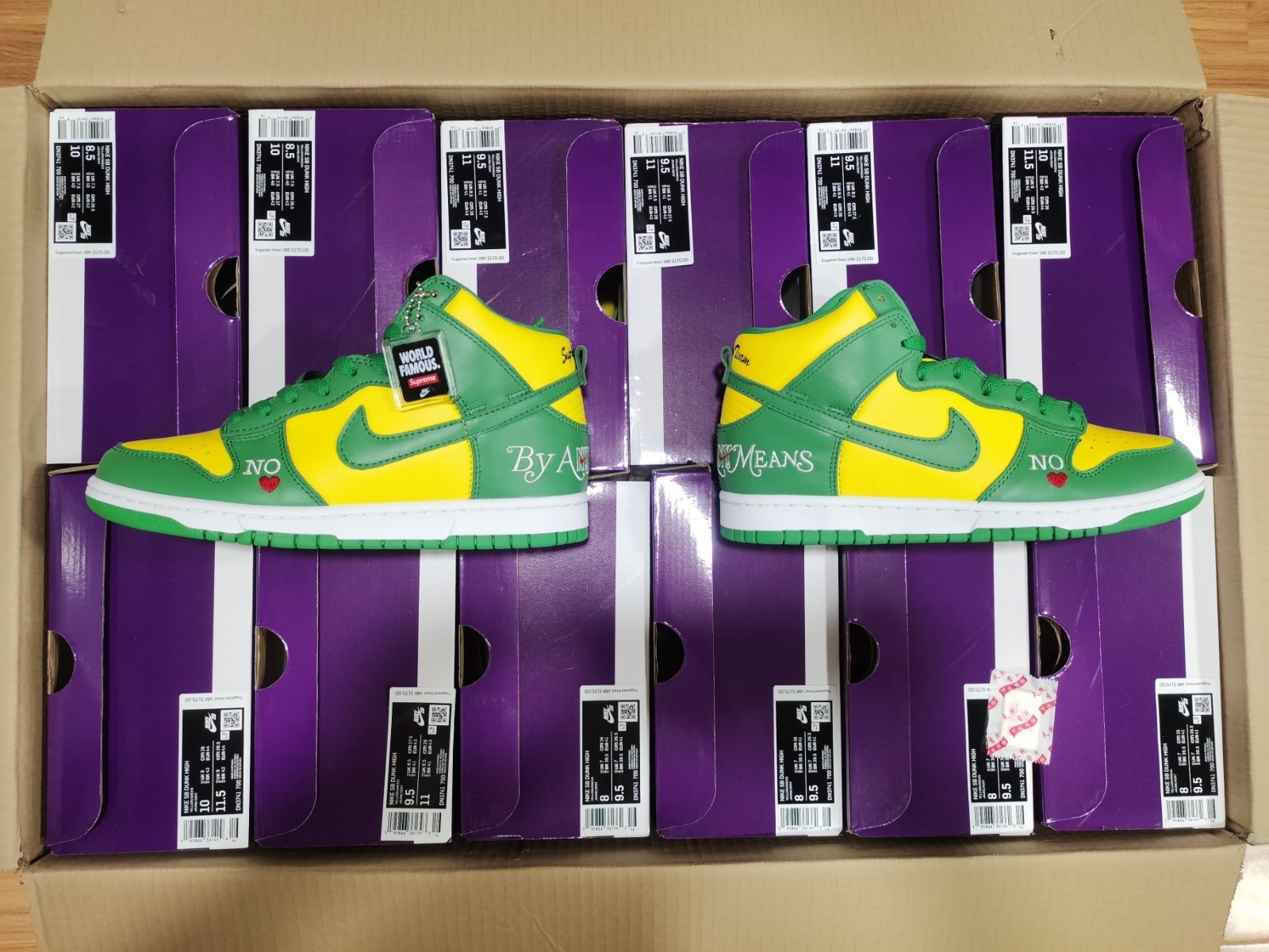 Nike SB Dunk High S*p*e By Any Means Brazil DN3741-700