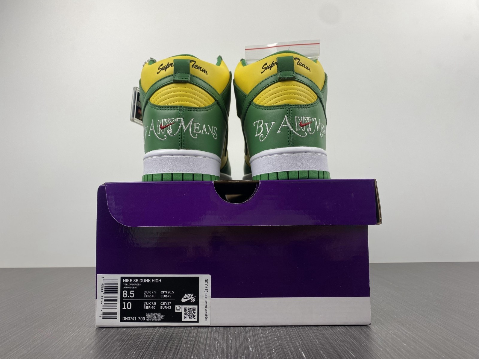 Nike SB Dunk High S*p*e By Any Means Brazil DN3741-700