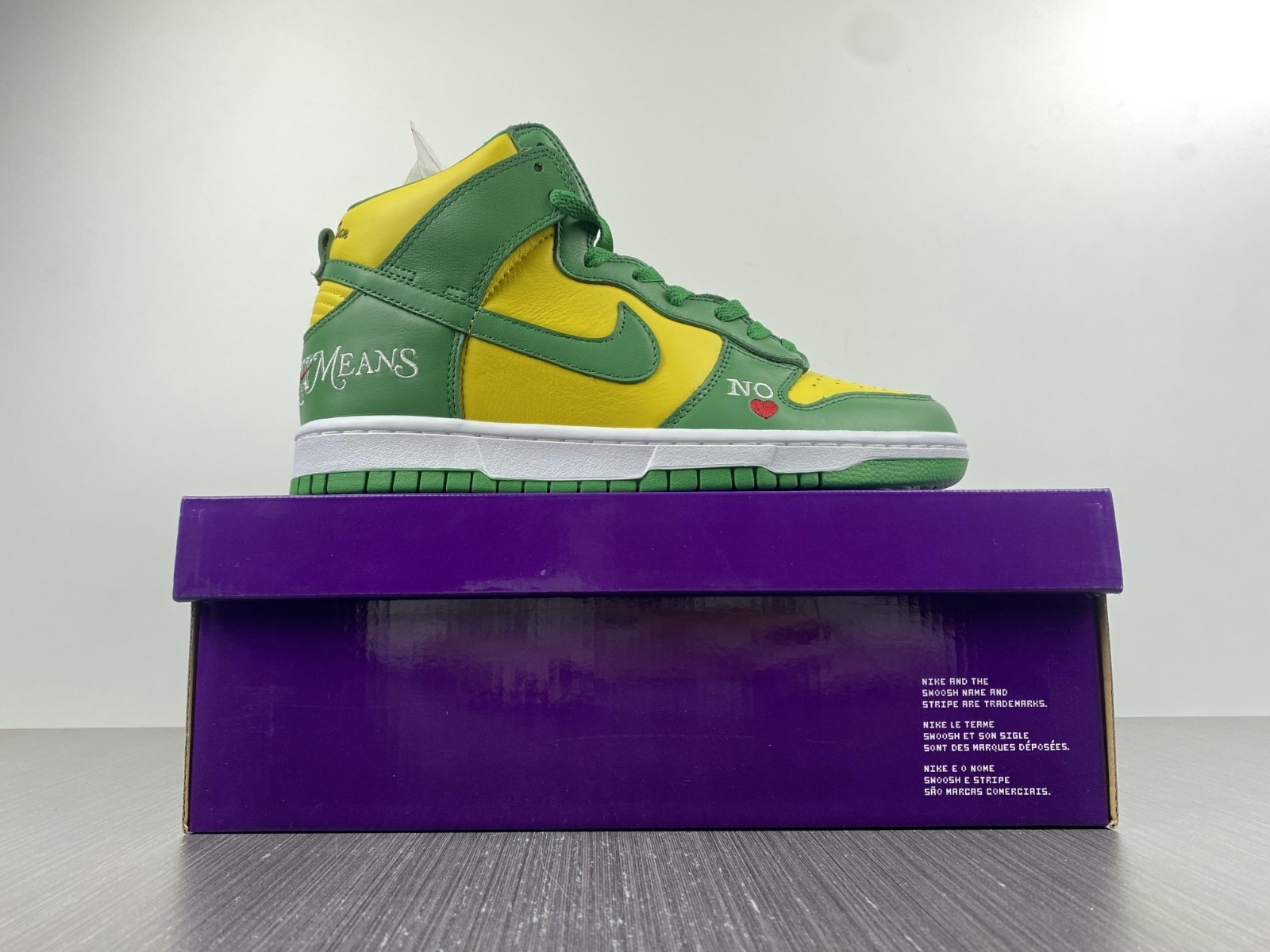Nike SB Dunk High S*p*e By Any Means Brazil DN3741-700