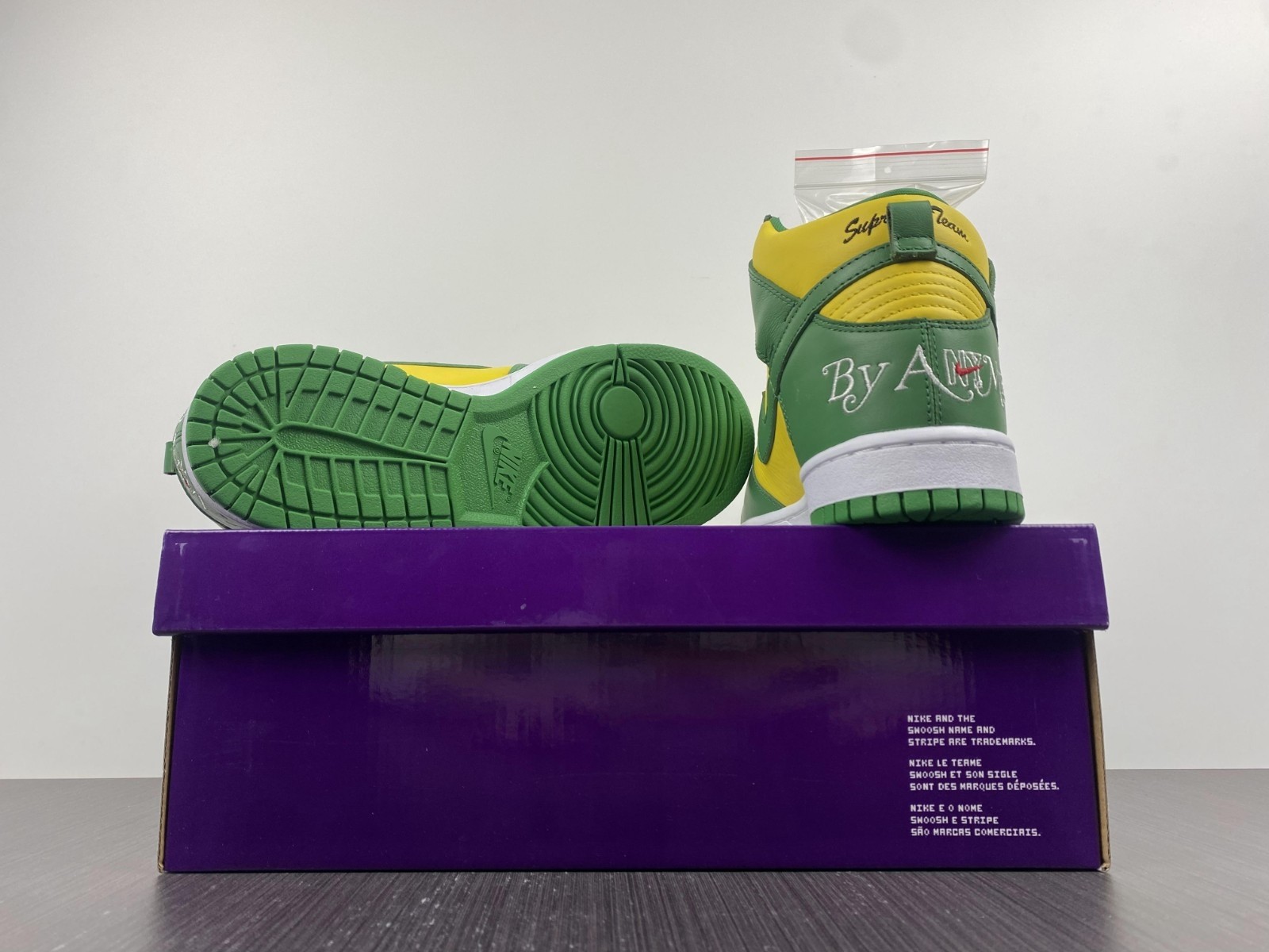 Nike SB Dunk High S*p*e By Any Means Brazil DN3741-700