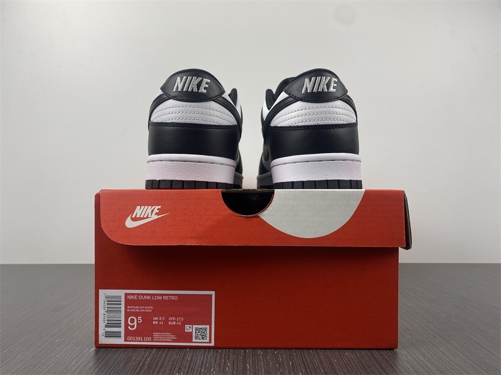 Nike Dunk Low Retro White Black (2021) DD1391-100