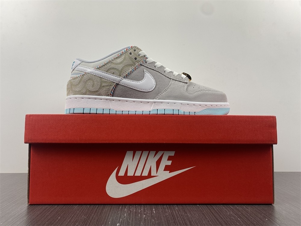 Nike Dunk Low Barbershop Grey - DH7614-500