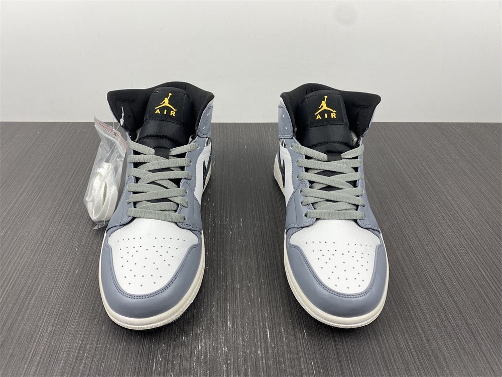 Air Jordan 1 Mid University Gold - 554724-170