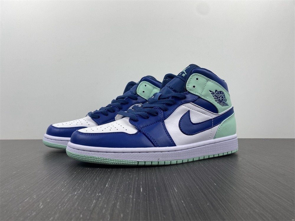 Air Jordan 1 Mid Blue Mint - 554724-413