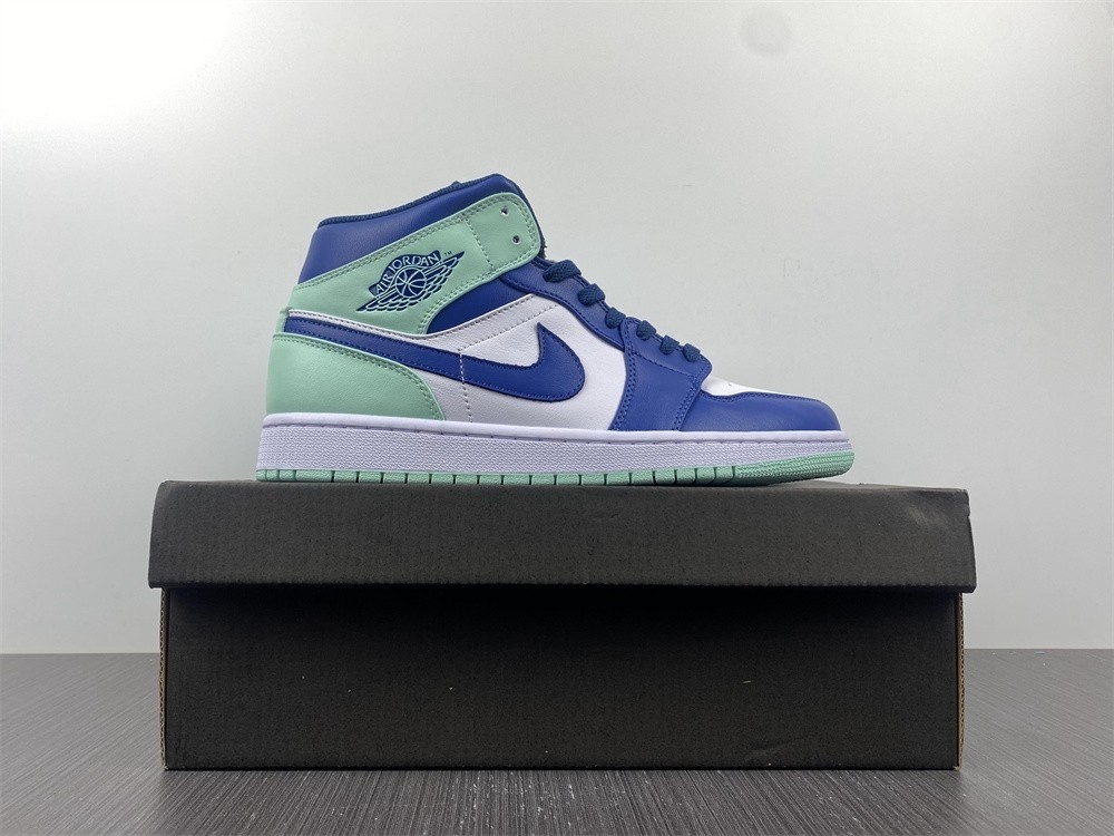 Air Jordan 1 Mid Blue Mint - 554724-413