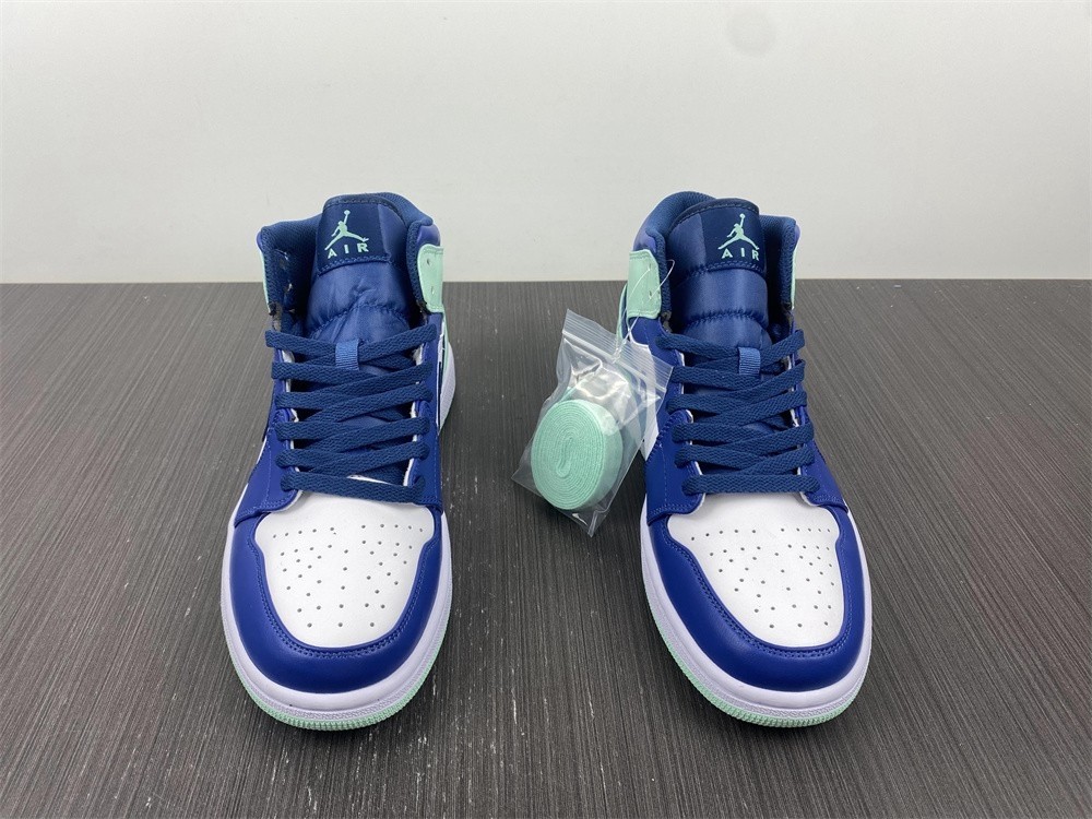 Air Jordan 1 Mid Blue Mint - 554724-413