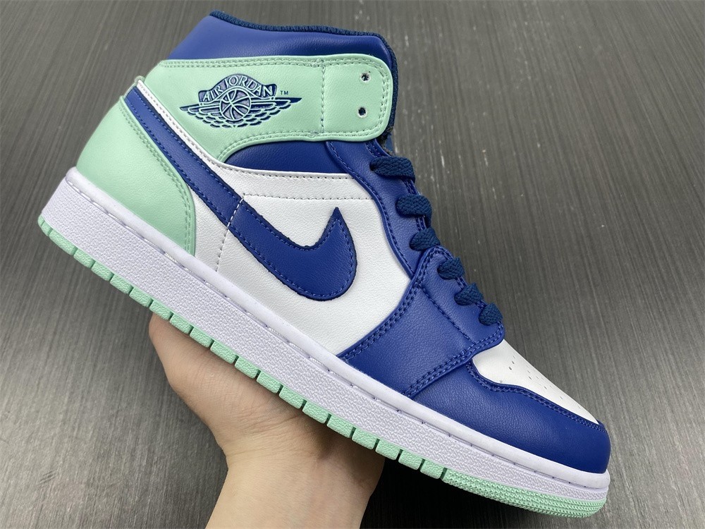 Air Jordan 1 Mid Blue Mint - 554724-413