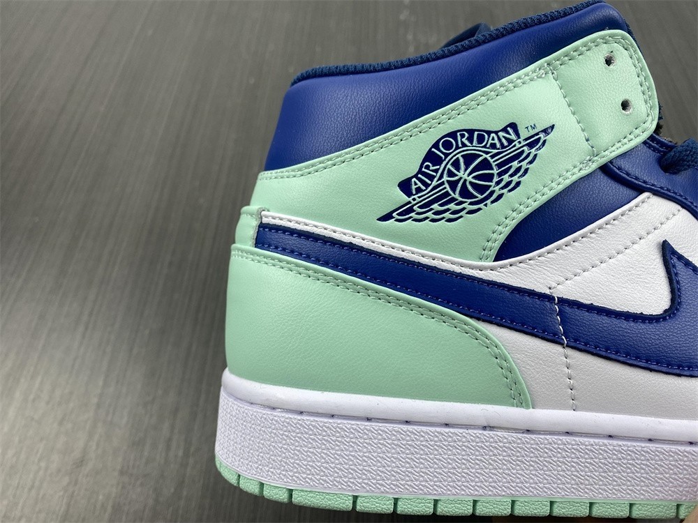 Air Jordan 1 Mid Blue Mint - 554724-413