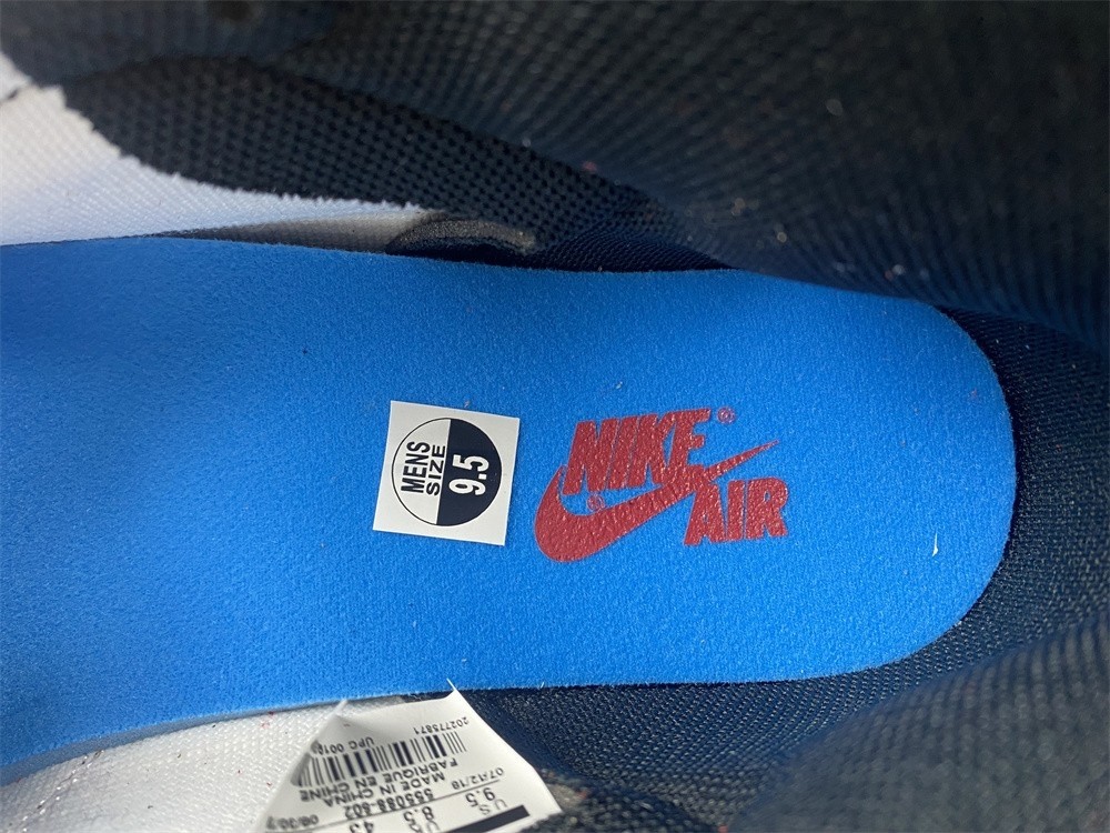 Air Jordan 1 Chicago Crystal Clear Sole 555088-602