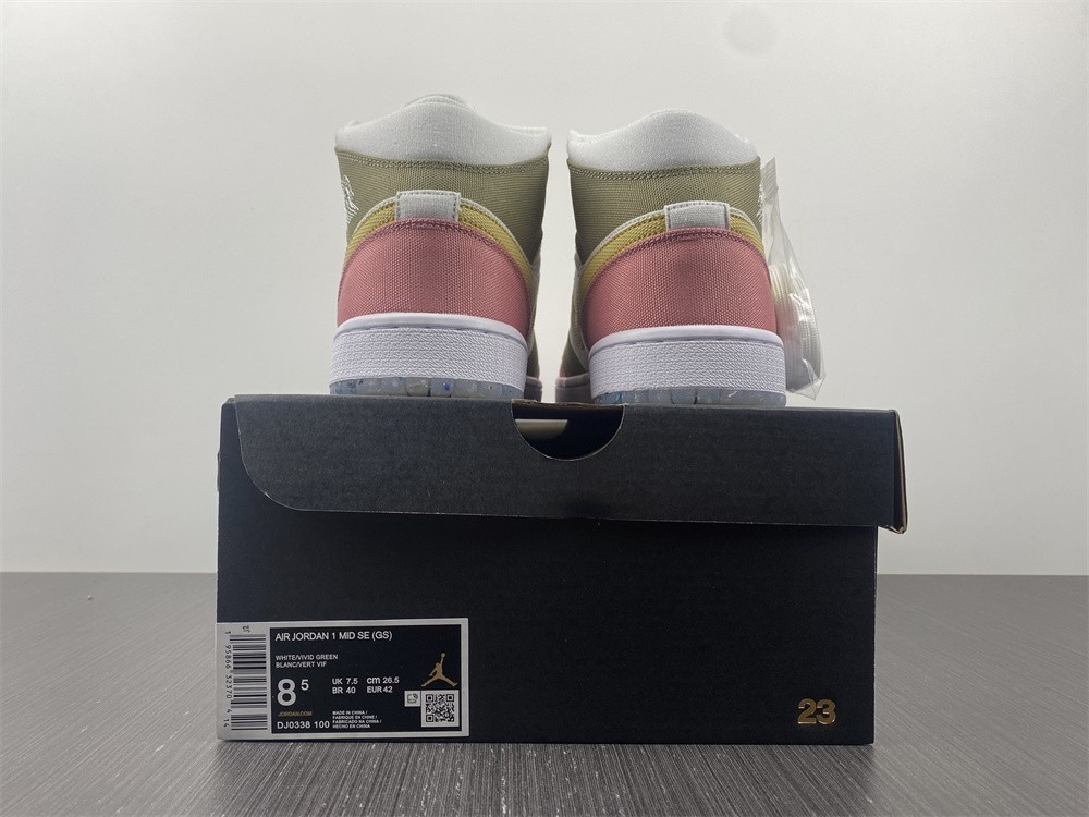 Air Jordan 1 Mid SE GS Pastel Grind DJ0338-100