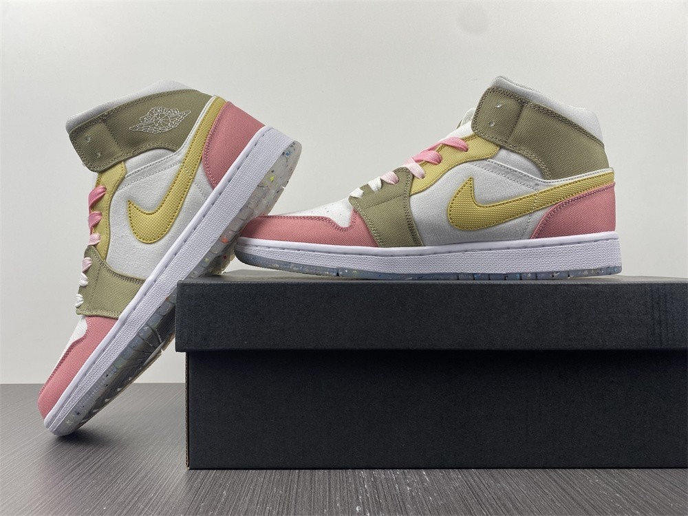 Air Jordan 1 Mid SE GS Pastel Grind DJ0338-100