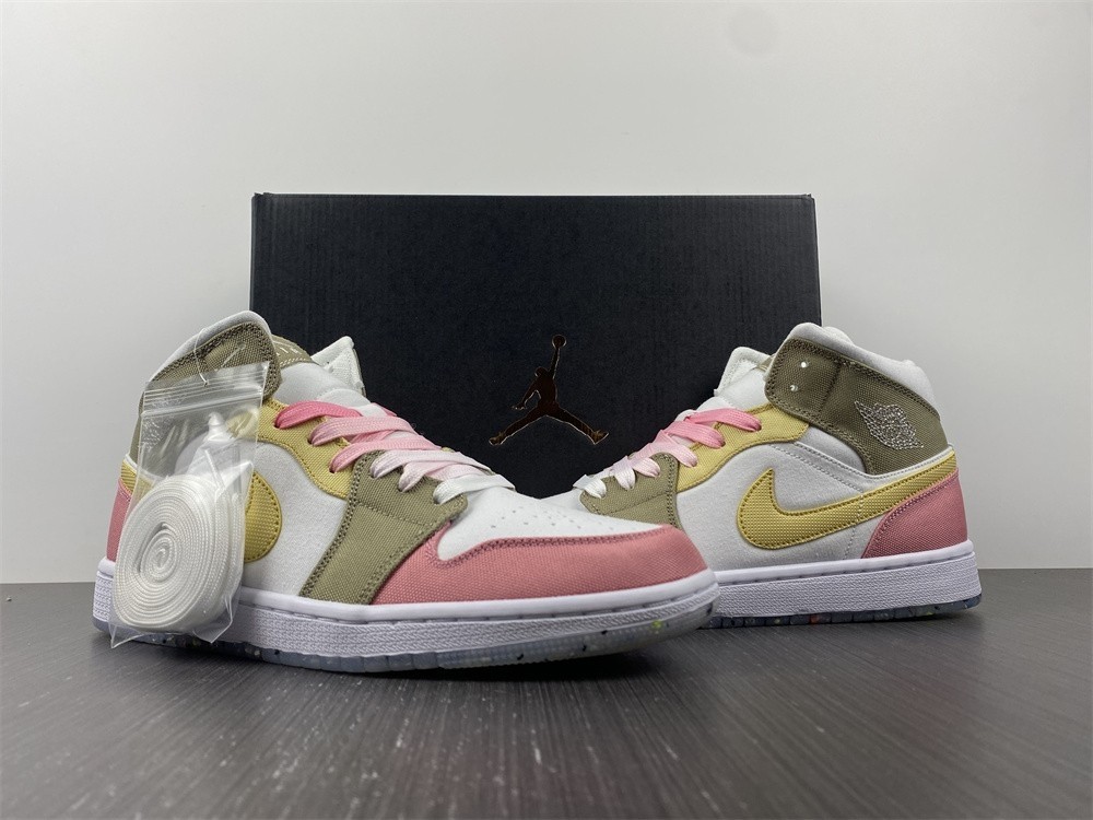 Air Jordan 1 Mid SE GS Pastel Grind DJ0338-100